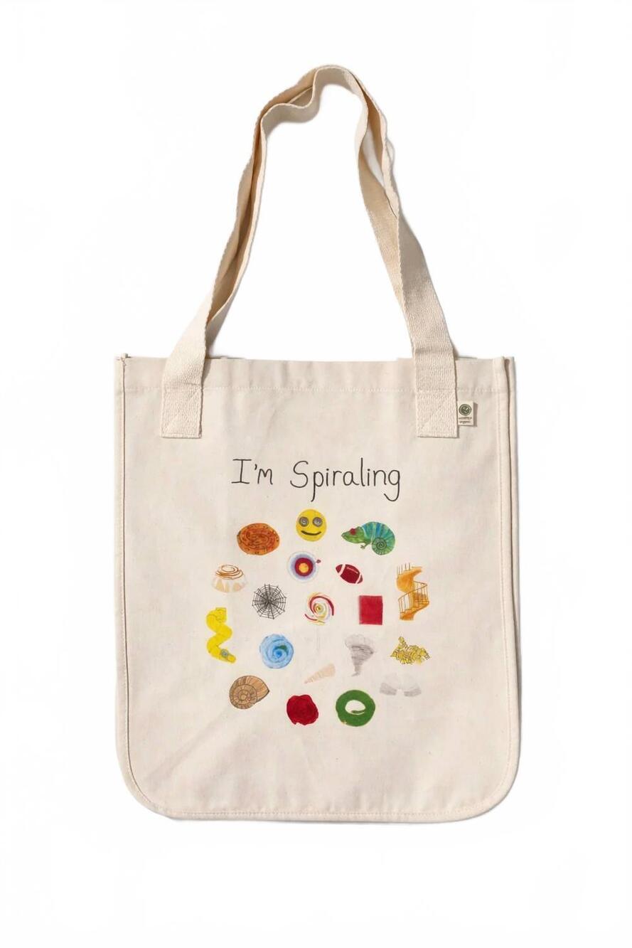 NEW UNFORTUNATE PORTRAIT women's tote bag in spiraling